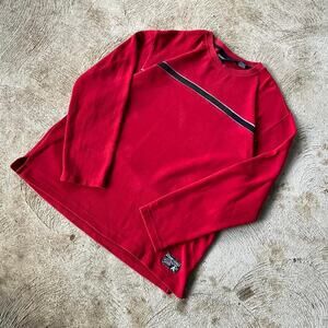 Aeropostale Long Sleeve Red Sweater Y2K Vintage Style Size L